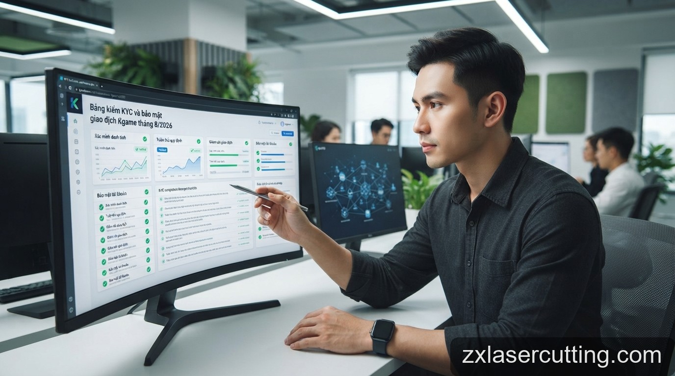 Nghiệm thu hệ thống an toàn tài khoản: Bảng kiểm KYC và bảo mật giao dịch Kgame tháng 8/2026